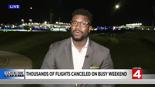 Flight cancellations ruining travel plans nationwide