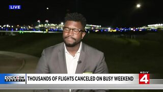 Flight cancellations ruining travel plans nationwide