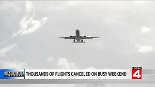 Flight cancellations ruining travel plans nationwide