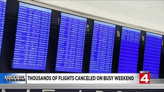 Flight cancellations ruining travel plans nationwide