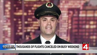 Flight cancellations ruining travel plans nationwide