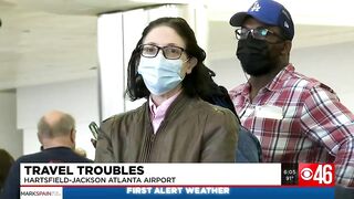 Travel troubles for airline passengers at Hartfield Jackson Atlanta Airport