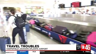 Travel troubles for airline passengers at Hartfield Jackson Atlanta Airport