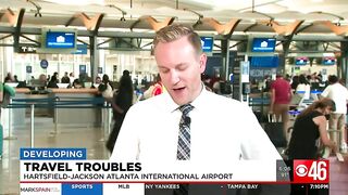 Travel troubles for airline passengers at Hartfield Jackson Atlanta Airport