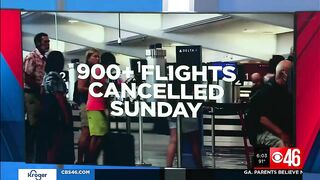 Travel troubles for airline passengers at Hartfield Jackson Atlanta Airport