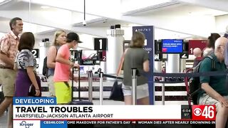 Travel troubles for airline passengers at Hartfield Jackson Atlanta Airport