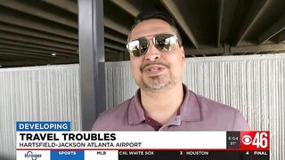 Travel troubles for airline passengers at Hartfield Jackson Atlanta Airport