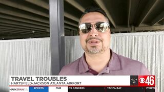 Travel troubles for airline passengers at Hartfield Jackson Atlanta Airport