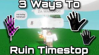 3 Ways To Ruin God's Hand Timestop In Roblox Slap Battles