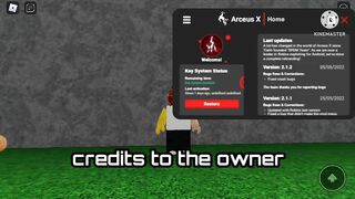 Arceus X Roblox Old Ui Script