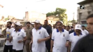 Uttarakhand CM Pushkar Dhami participates in ‘Run for Yoga’ event in Dehradun