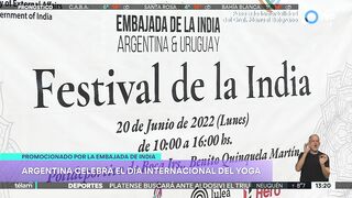 Encuentro por el Dia Internacional del Yoga