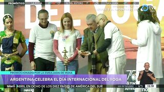 Encuentro por el Dia Internacional del Yoga