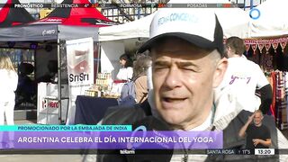 Encuentro por el Dia Internacional del Yoga