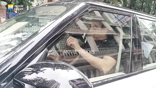 Malaika Arora In Yoga Sleeves And Shorts, Ex-husband Arbaaz Khan In Black T-Shirt