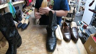 Shoe Stretching of Three Different Types of Leather