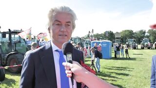 Geert Wilders over de 'stikstofcrisis' boerenprotest in Stroe 22 juni 2022