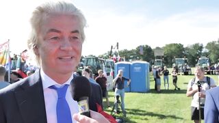 Geert Wilders over de 'stikstofcrisis' boerenprotest in Stroe 22 juni 2022
