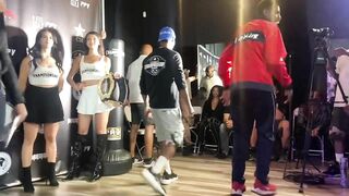 Celebrity championship ring girls | esnews boxing