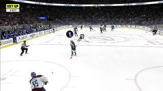 The CONTROVERSIAL ENDING to the Avalanche's Game 4 win vs. the Lightning | Get Up