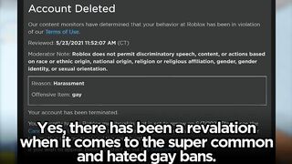 Roblox GAY BANS changed...