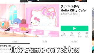 ????2 NEW FREE ITEMS! Coming to Roblox!???? Hello Kitty Cafe event