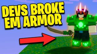 Emerald Armor OP glitch - Roblox Bedwars