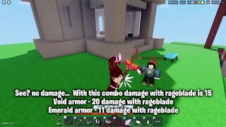 Emerald Armor OP glitch - Roblox Bedwars