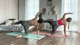 Yoga & Gymnastics — Full Body Strech with Val and Carrie