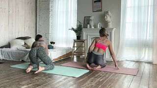 Yoga & Gymnastics — Full Body Strech with Val and Carrie