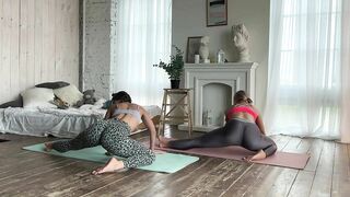 Yoga & Gymnastics — Full Body Strech with Val and Carrie