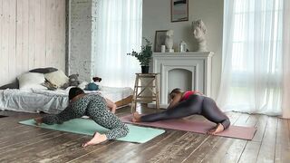 Yoga & Gymnastics — Full Body Strech with Val and Carrie