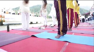 International Day of Yoga 2022 at Parmarth Niketan Highlights