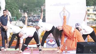 International Day of Yoga 2022 at Parmarth Niketan Highlights