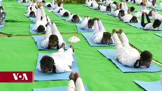 Modi leads celebration of International Yoga Day