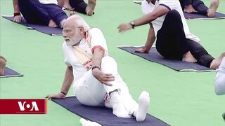 Modi leads celebration of International Yoga Day