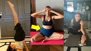 2nd Time Pregnant Anushka Sharma doing Special Yoga for Normal Delivery
