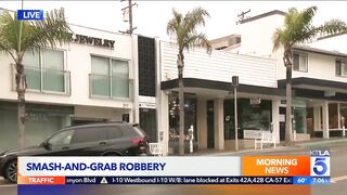 Smash-and-grab thieves hit Manhattan Beach jewelry store