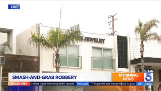 Smash-and-grab thieves hit Manhattan Beach jewelry store