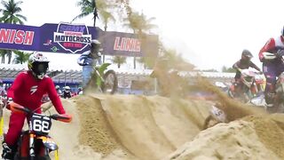 Racing "Illegal" Dirt Bikes on the Singapore Beach!