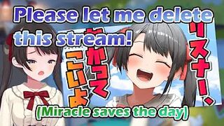 Subaru almost notified YAGOO, decides to delete stream, but a miracle happens [Hololive/ENG Sub]