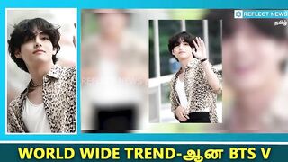 BTS UPDATES | WORLD WIDE TREND -ஆன BTS V | BTS V Instagram | BTS Jungkook Left And Right | BTS