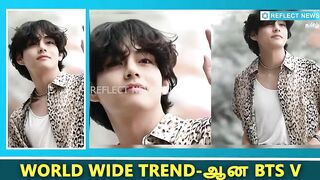 BTS UPDATES | WORLD WIDE TREND -ஆன BTS V | BTS V Instagram | BTS Jungkook Left And Right | BTS