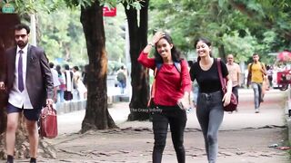 Best Reaction Prank On Girls - Forgot to Wear Pant| Funny Prank 2022| Funny Public Pranks By TCI