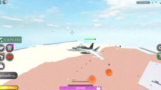 unlocked the F 18 Hornet (military tycoon roblox)