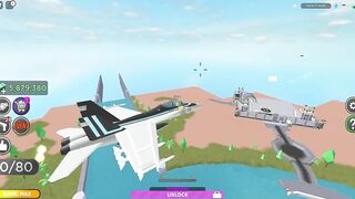 unlocked the F 18 Hornet (military tycoon roblox)