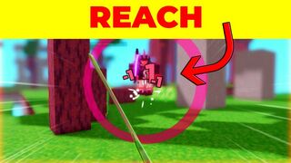 How To Get BETTER Reach! ⚔️❤️ (INSANE COMBOS) - Roblox Bedwars #shorts