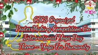 CJCS Organized Poster Making Competition on International Yoga Day 2022