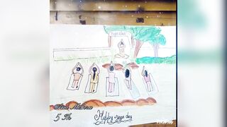 CJCS Organized Poster Making Competition on International Yoga Day 2022