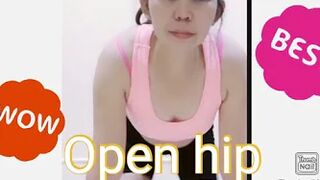 1minute opening- hip yoga stretches